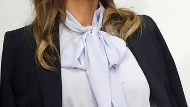 Photo of Строгий бант с деловым костюмом