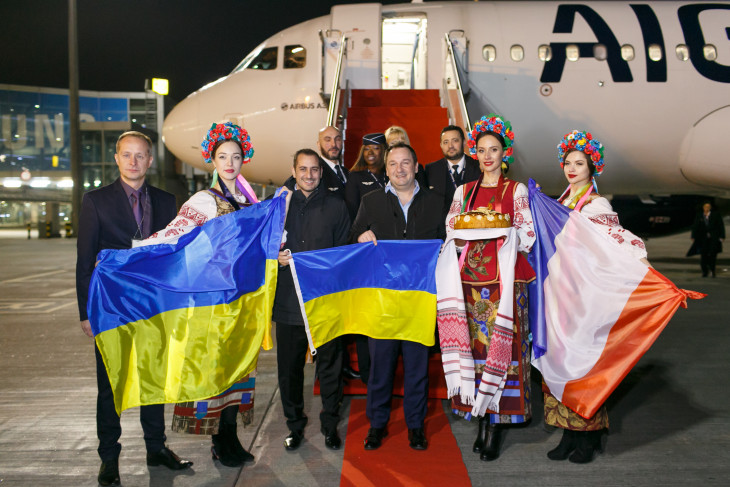 Французские каникулы: Aigle Azur выполнил свой первый рейс в Киев