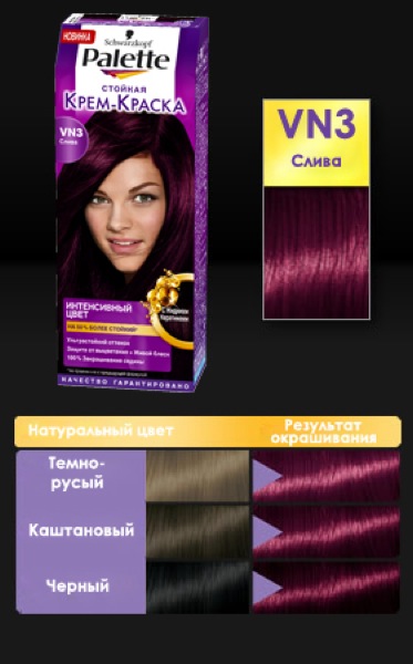 Полная палитра краски для волос Палетт (Palette от Schwarzkopf)