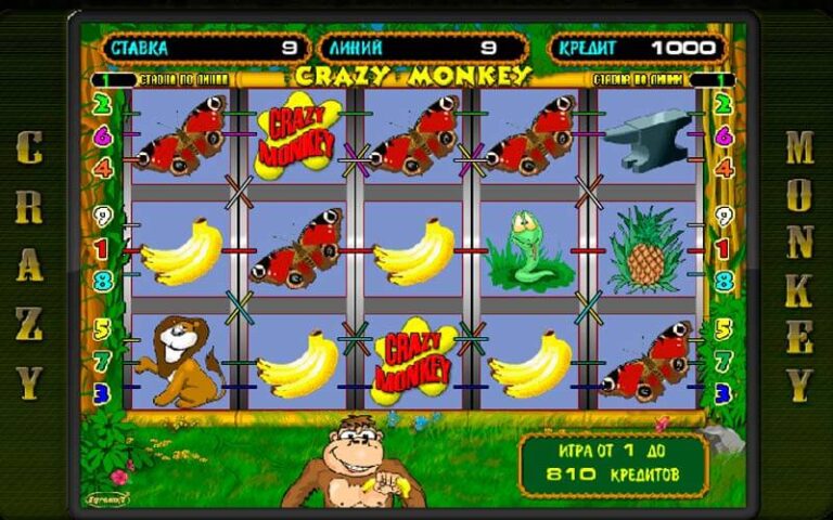 Секреты игрового автомата «Crazy Monkey» в казино Чемпион онлайн